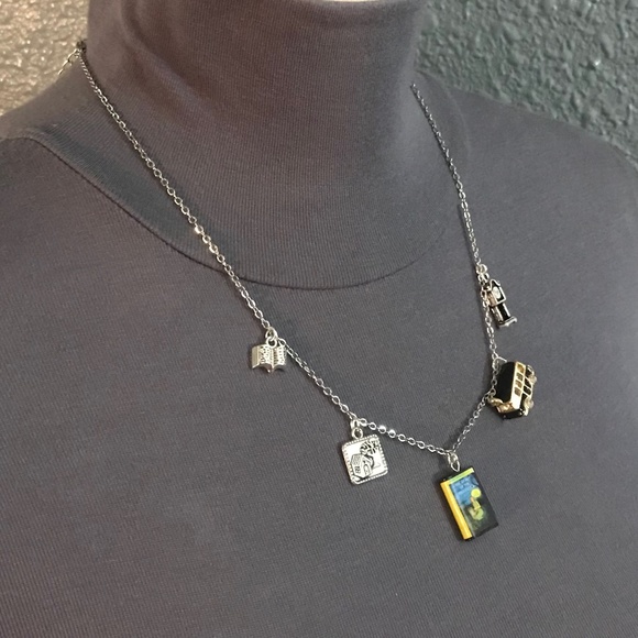 Nancy Drew Secret of the Old Clock by Carolyn Keene Handmade Literature Necklace - Picture 9 of 15